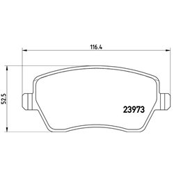 Klocki Brembo - P 68 033