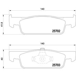 Klocki Brembo - P 68 059