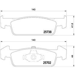 Klocki Brembo - P 68 060