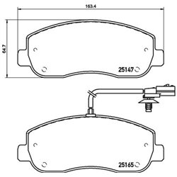 Klocki Brembo - P 68 062
