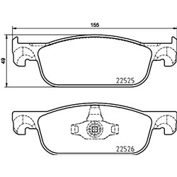Klocki Brembo - P 68 065