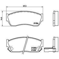 Klocki Brembo - P 79 005