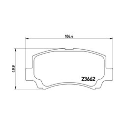 Klocki Brembo - P 79 011