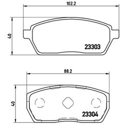 Klocki Brembo - P 79 017