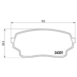 Klocki Brembo - P 79 019