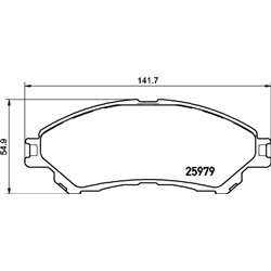 Klocki Brembo - P 79 032