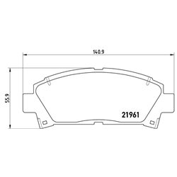 Klocki Brembo - P 83 028