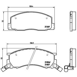 Klocki Brembo - P 83 029