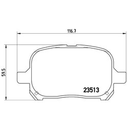 Klocki Brembo - P 83 040
