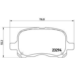 Klocki Brembo - P 83 044