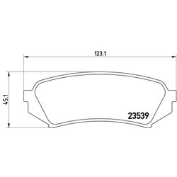 Klocki Brembo - P 83 049