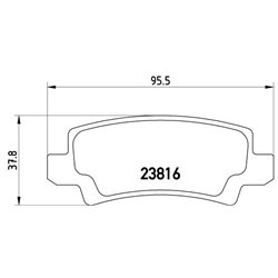 Klocki Brembo - P 83 065