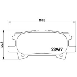 Klocki Brembo - P 83 068