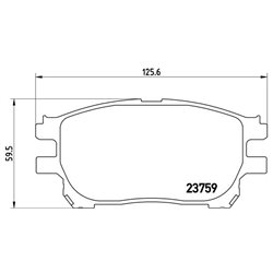 Klocki Brembo - P 83 070