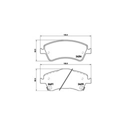 Klocki Brembo - P 83 081