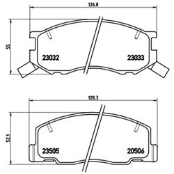 Klocki Brembo - P 83 093