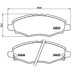 Klocki Brembo - P 83 094