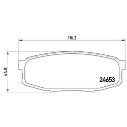 Klocki Brembo - P 83 098