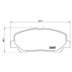 Klocki Brembo - P 83 099