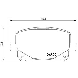 Klocki Brembo - P 83 100