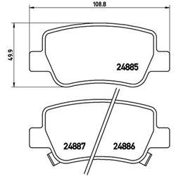 Klocki Brembo - P 83 112