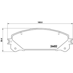 Klocki Brembo - P 83 145