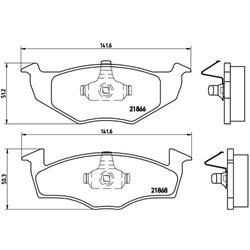 Klocki Brembo - P 85 025