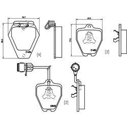 Klocki Brembo - P 85 038