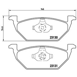 Klocki Brembo - P 85 041
