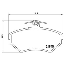 Klocki Brembo - P 85 042