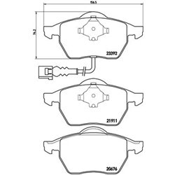 Klocki Brembo - P 85 045