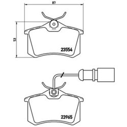 Klocki Brembo - P 85 058