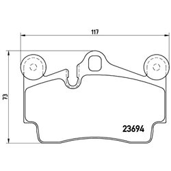 Klocki Brembo - P 85 070