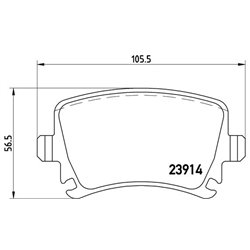 Klocki Brembo - P 85 073