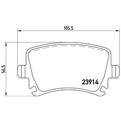 Klocki Brembo - P 85 095