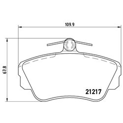 Klocki Brembo - P 86 010