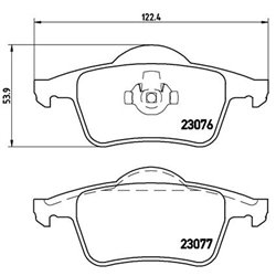 Klocki Brembo - P 86 014