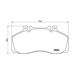 Klocki Brembo - P A6 008