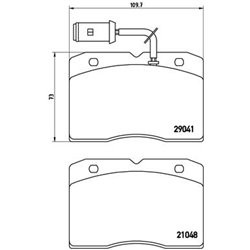 Klocki Brembo - P A6 012