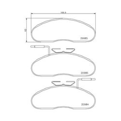 Klocki Brembo - P B7 002