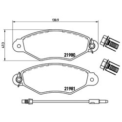 Klocki Brembo - P 68 042