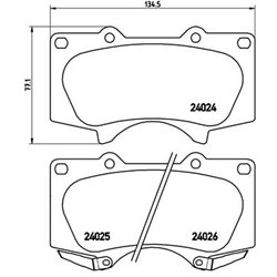 Klocki Brembo - P 83 102