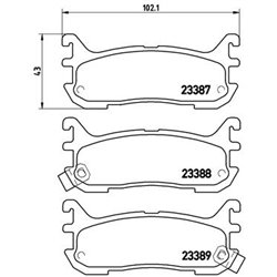 Klocki Brembo