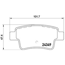 Klocki Brembo - P 59 057
