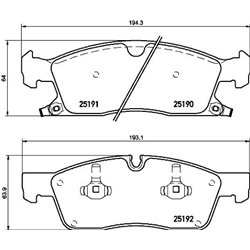 Klocki Brembo - P 37 015