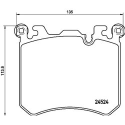 Klocki Brembo - P 06 077