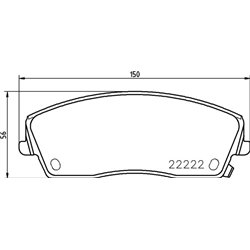 Klocki Brembo - P 11 041
