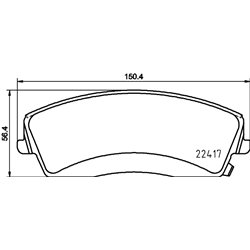 Klocki Brembo - P 18 034