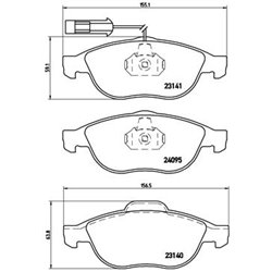 Klocki Brembo - P 23 114