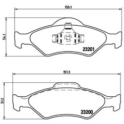 Klocki Brembo - P 24 054